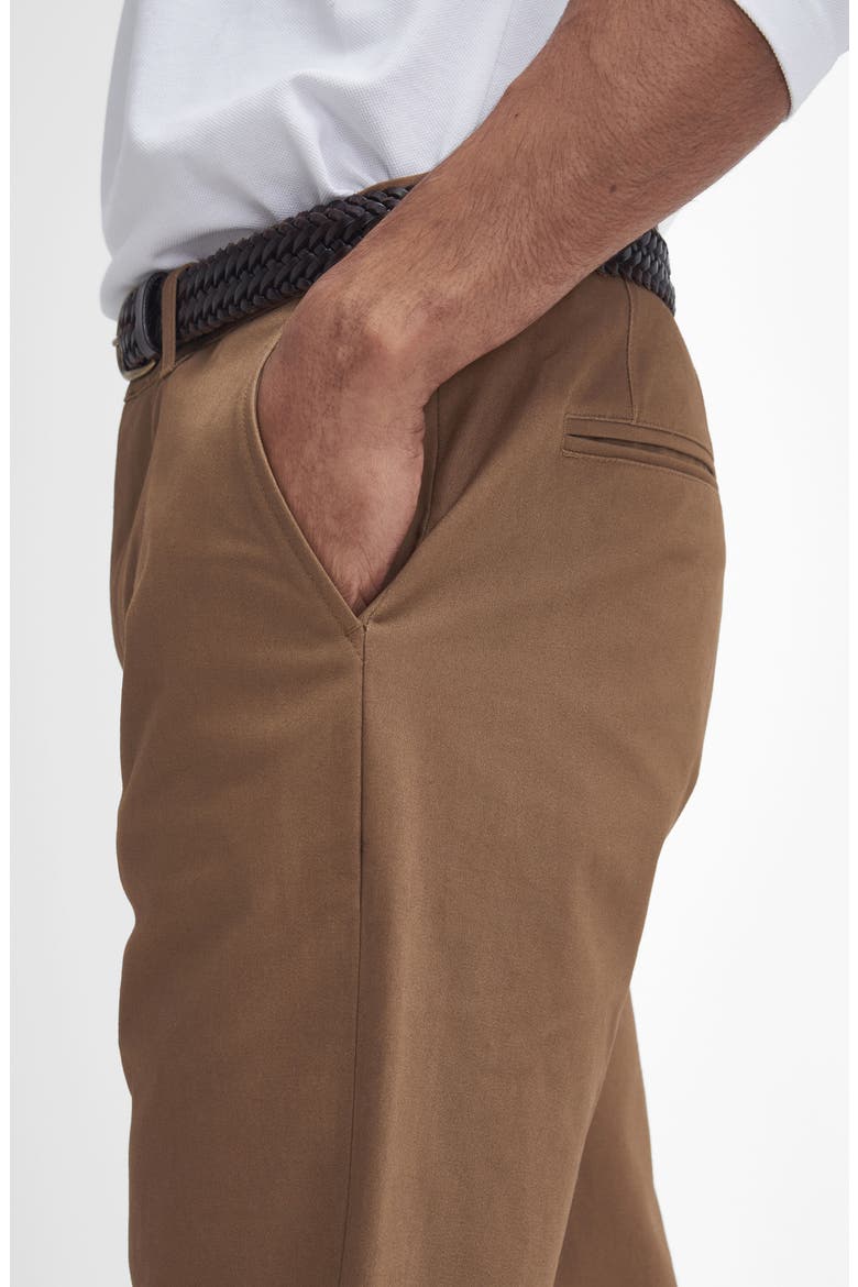 Sueded Sateen Tailored Trousers, Alternate, color, SANDSTONE