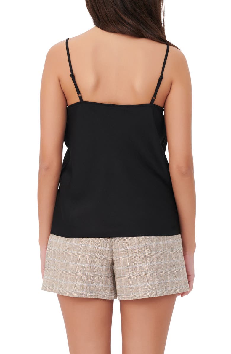 maje Lace Silk Camisole, Alternate, color, 