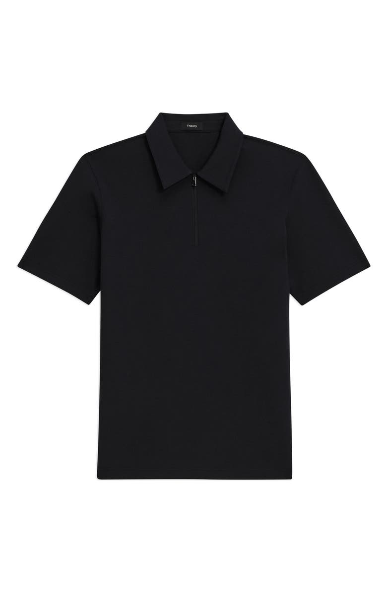 Theory Ryder Quarter Zip Polo, Alternate, color, Black - 001