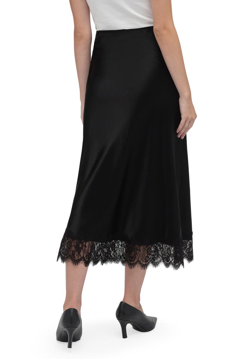Favorite Daughter The Lacy Favorite Satin Midi Skirt, Alternate, color,