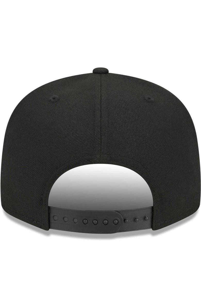 New Era Men's New Era Black Philadelphia Eagles Goth Side Script 9FIFTY Snapback Hat, Alternate, color,