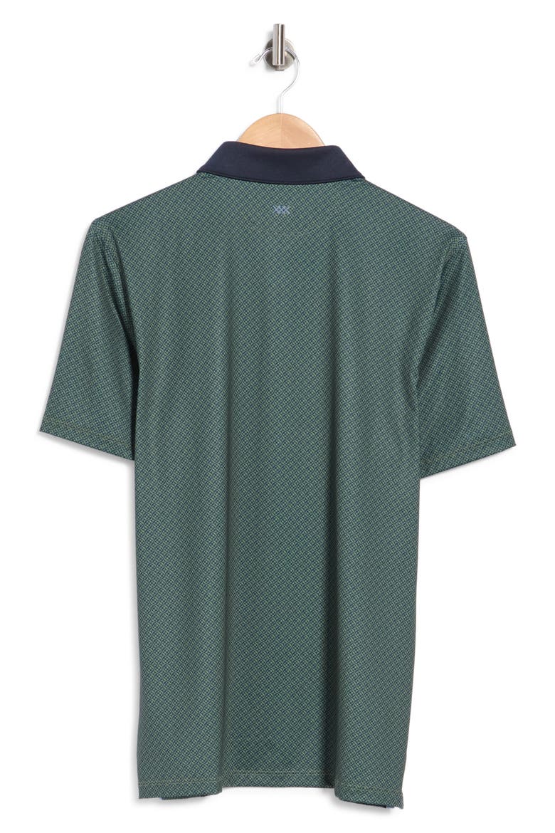 Golf Sport Geometric Performance Polo, Alternate, color, GREEN OLIVE CIRCLE GEO