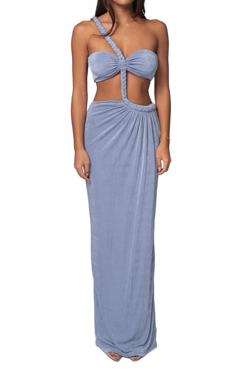 Ema One-Shoulder Maxi Dress