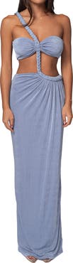 JLUXLABEL Ema One-Shoulder Maxi Dress