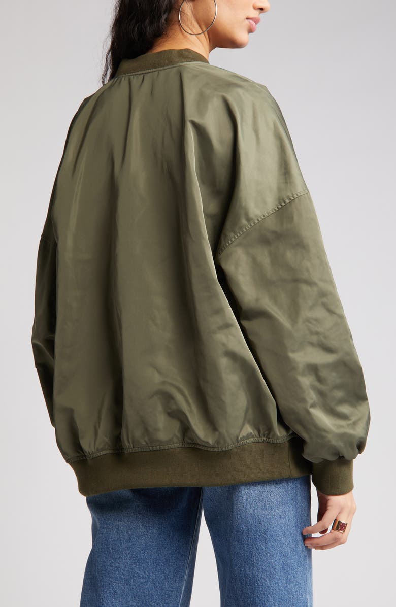 Open Edit Oversize Bomber Jacket, Alternate, color,