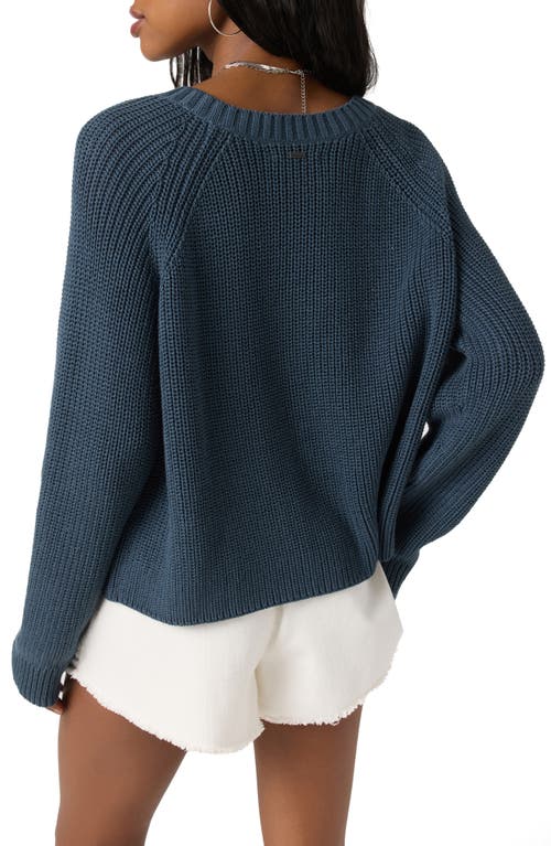 O'neill Kerris Cotton Blend Cardigan In Blue
