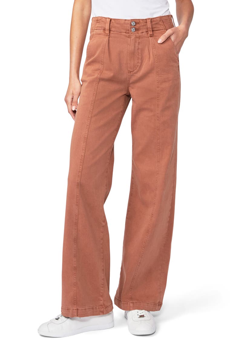 Brooklyn High Waist Wide Leg Jeans, Main, color, VINTAGE MOCHA BISQUE
