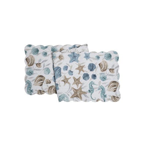 Coastal Shells Table Runner 14" x 51"