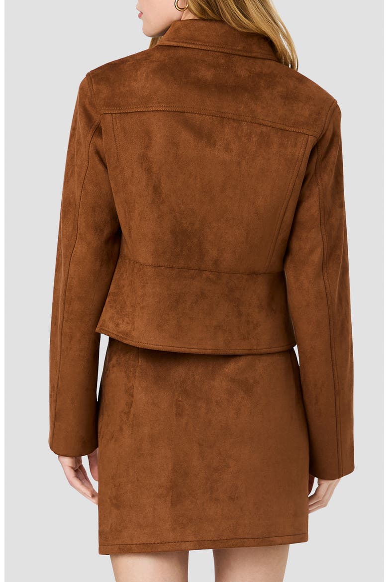 Laney Faux Suede Tailored Jacket, Alternate, color, LANEY SUEDE
