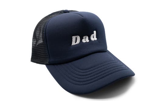 Rey To Z Dad Foam Trucker Hat In Blue
