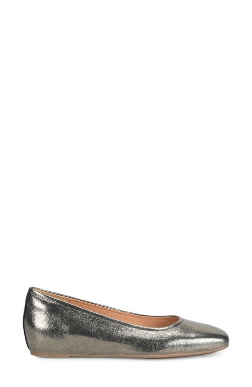 Söfft Poppy Square Toe Flat In Brown