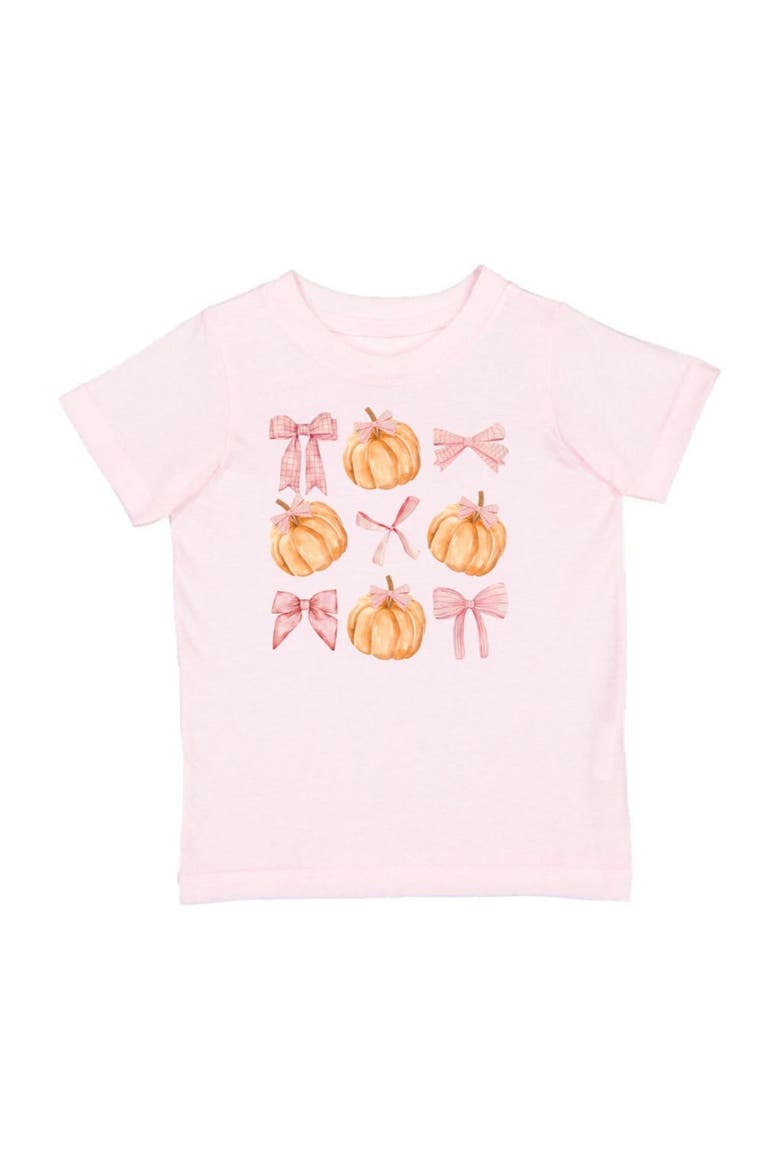 Pumpkin Short Sleeve T-Shirt, Main, color, Ballet Pink