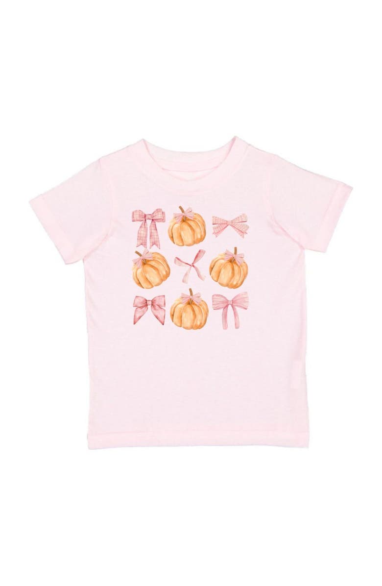 Sweet Wink Pumpkin Short Sleeve T-Shirt, Main, color, Ballet Pink