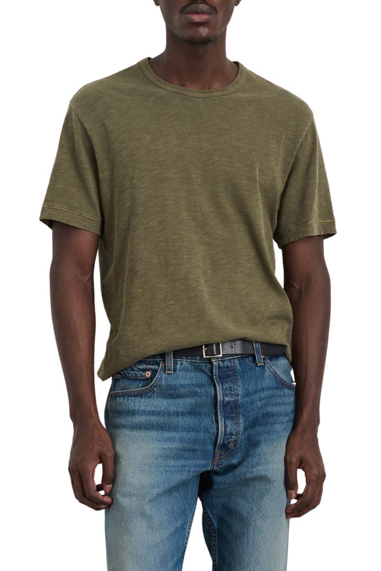 Standard Slub T-Shirt, Main, color, OLIVE GREY
