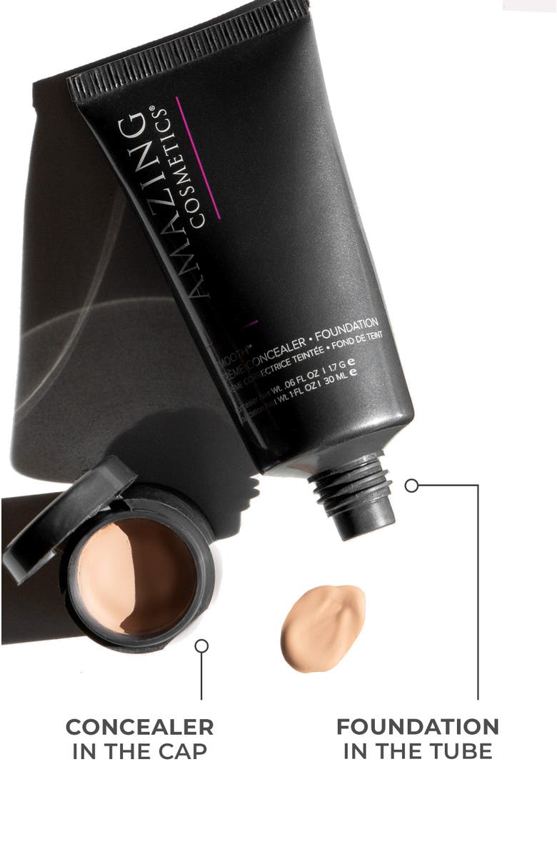 AMAZINGCOSMETICS SMOOTH Crème Concealer & Foundation Duo, Alternate, color, Deep Golden