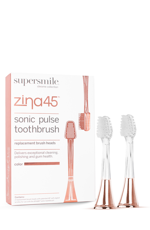 Zina45 sonic pulse toothbrush replacement heads