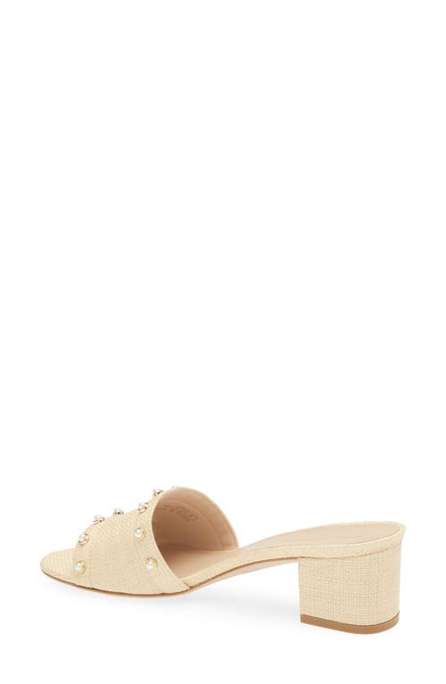 STUART WEITZMAN STUART WEITZMAN FAUX PEARL SLIDE SANDAL
