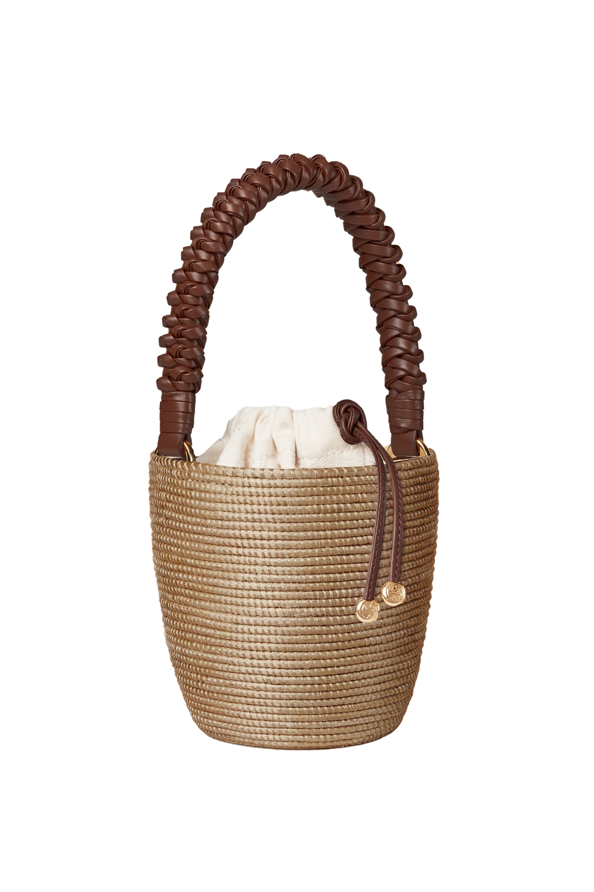 Cesta Collective Woven Handle Lunchpail Basket Bag, Main, color, 