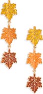Leith Maple Leaf Drop Earrings
