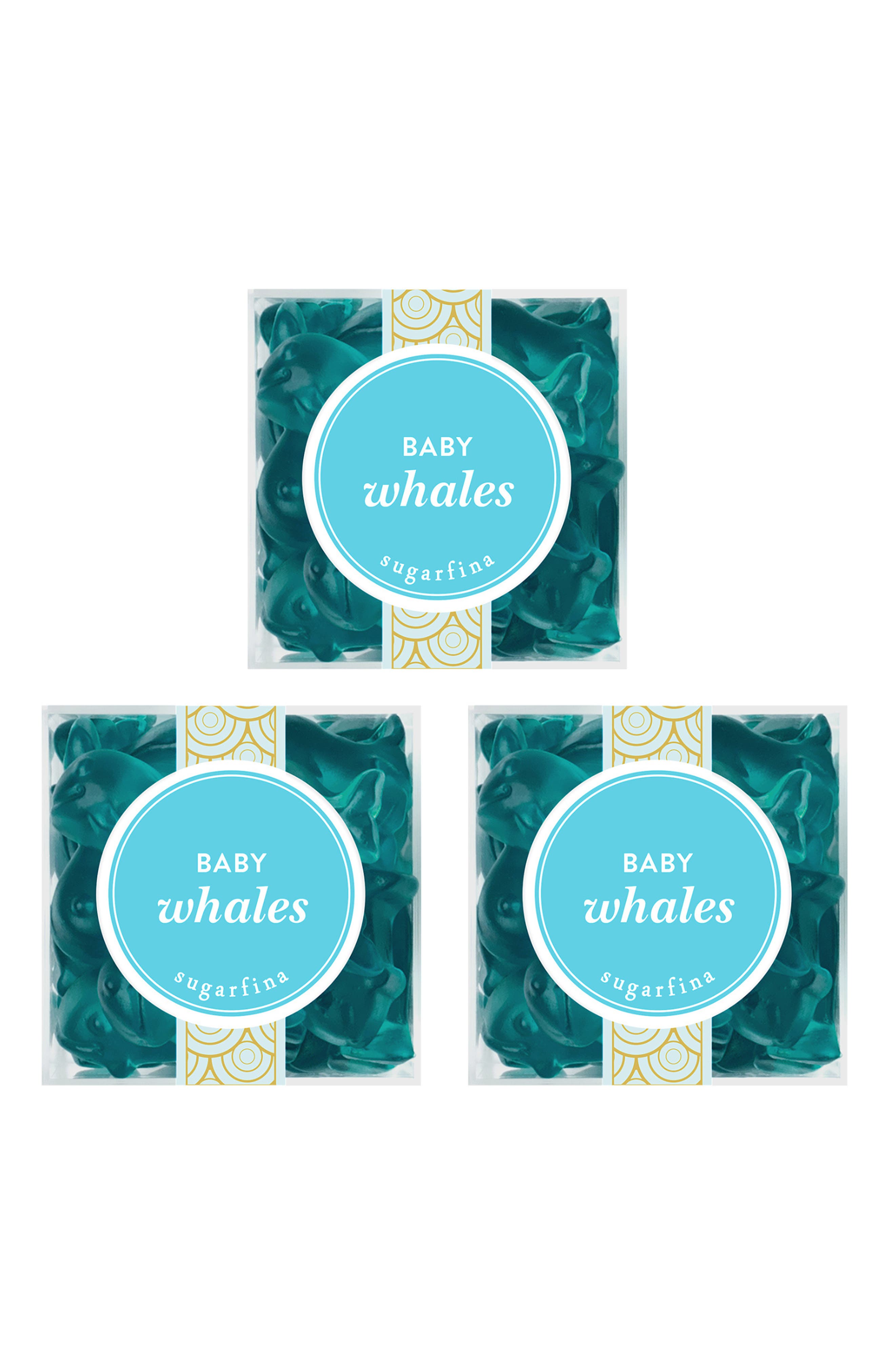 sugarfina Baby Whales Set of 3 Candy Cubes
