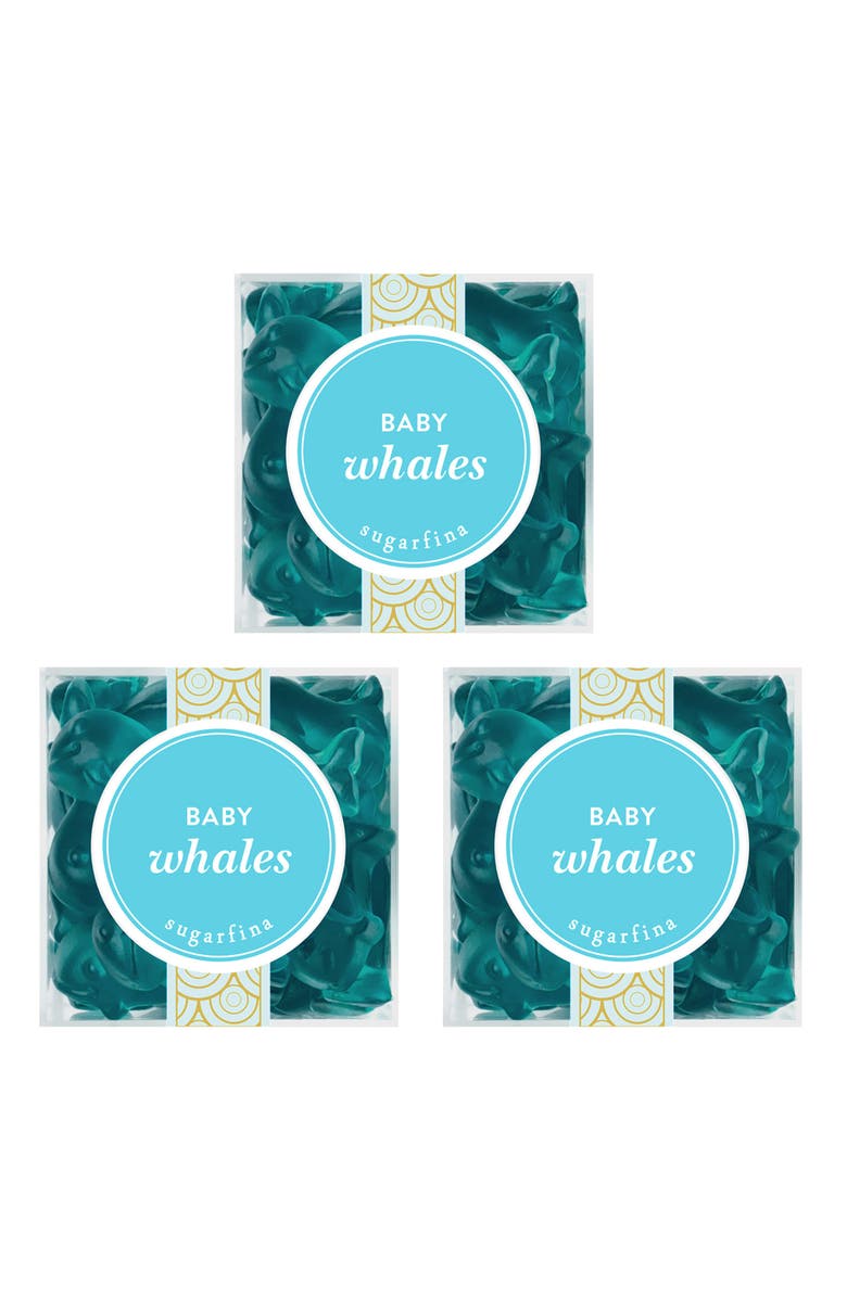 sugarfina Baby Whales Set of 3 Candy Cubes, Main, color,