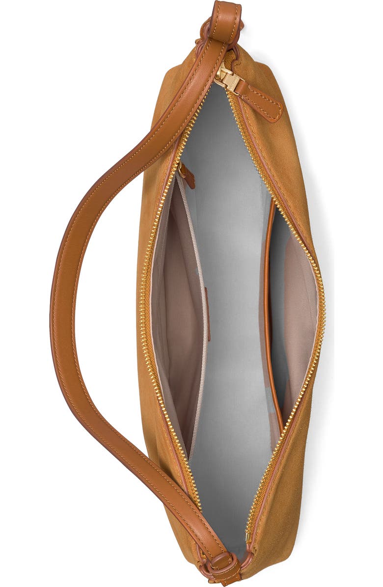 Kate Spade New York large loop suede shoulder bag, Alternate, color,