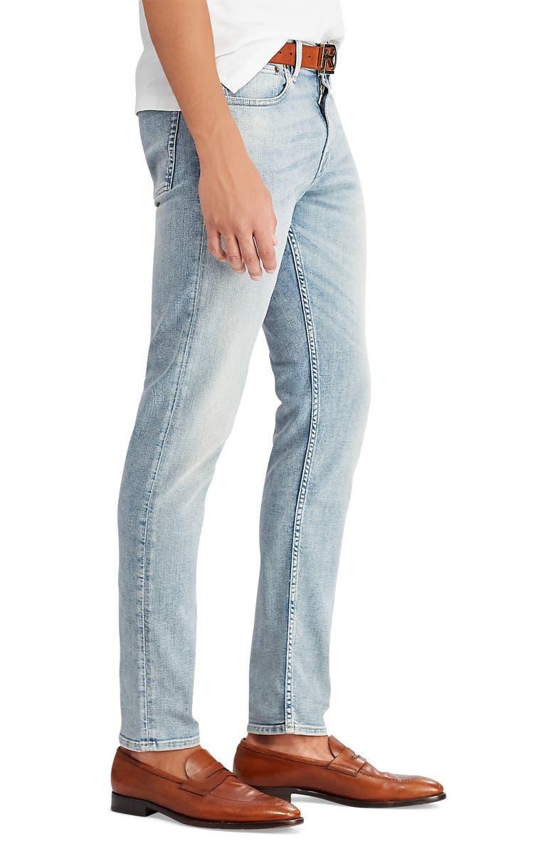 Ralph Lauren Purple Label Skinny Jeans, Alternate, color, 
