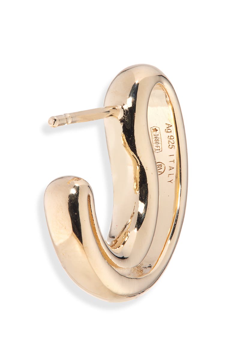 Bottega Veneta Mini Cutout Teardrop Earrings, Alternate, color, 8120 Yellow Gold