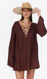 Gottex Beach Life Mist & Sand Mini Dress Cover-Up