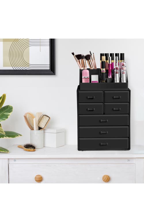 Sorbus 7-drawer Makeup Organizer Case In Black