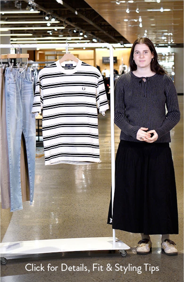 Stripe Relaxed T-Shirt, sales video thumbnail