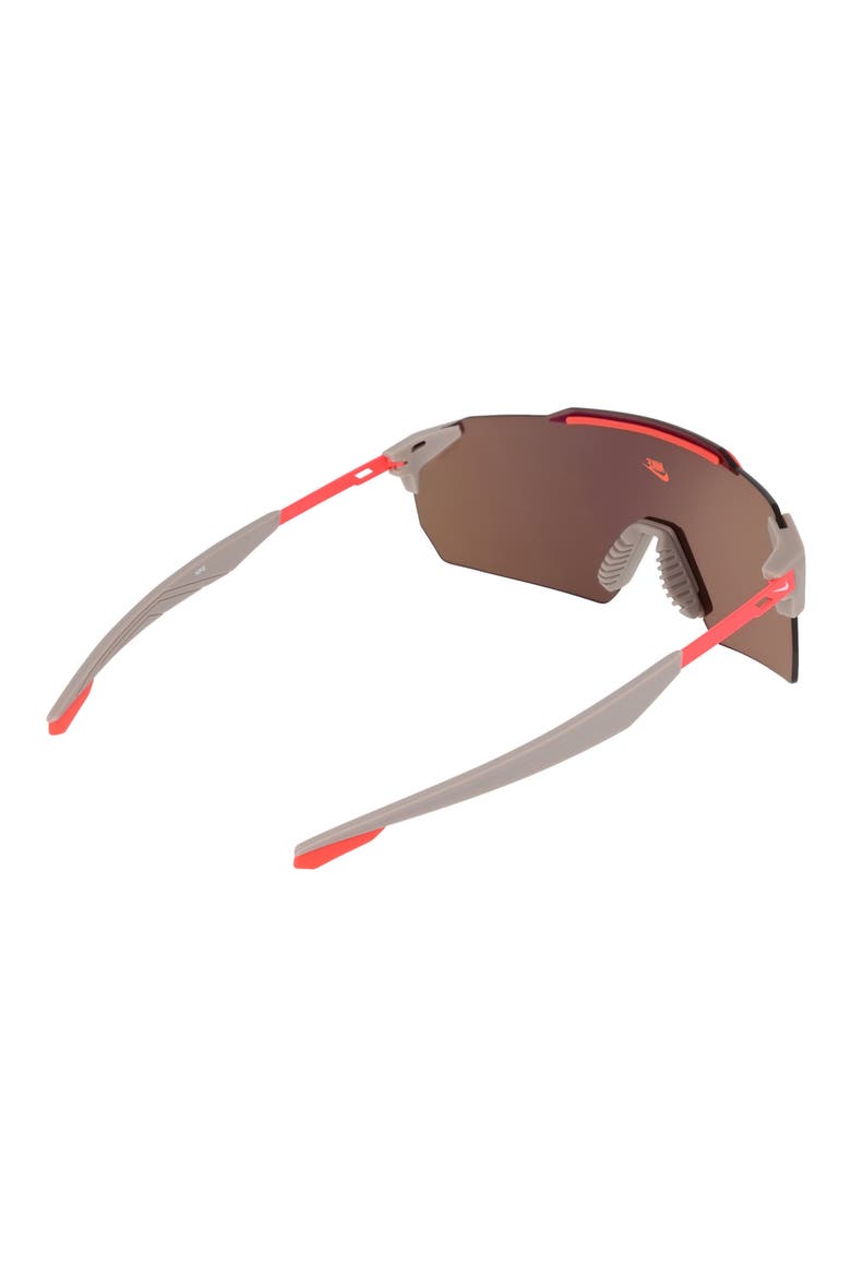 Limitless 61mm Shield Sunglasses, Alternate, color, COLLEGE GREY / ORANGE MIRROR