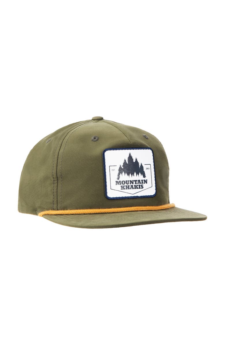 Mountain Khakis Tree Line Snap Back Hat, Alternate, color, Black