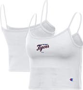 Champion Women's Champion White Detroit Tigers America Scoop Tank Top
