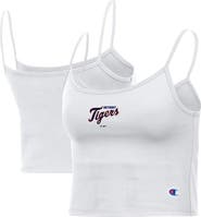 Champion Women's Champion White Detroit Tigers America Scoop Tank Top