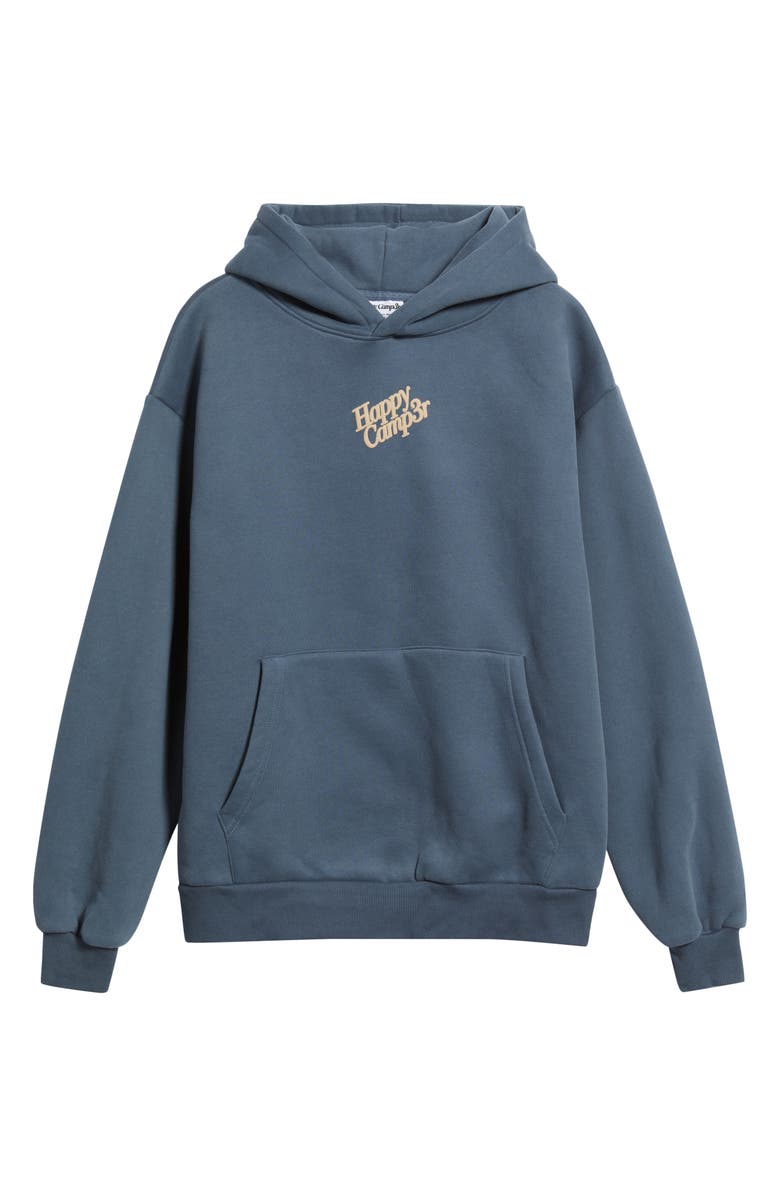 HAPPY CAMP3R Puff Series Core Logo Cotton Blend Hoodie, Alternate, color, Midnight Blue