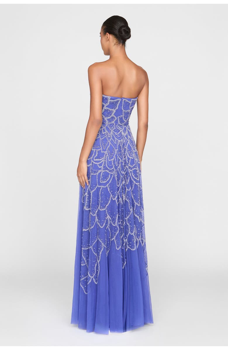 Theia Ramona Ombre Beaded Gown, Alternate, color, Iris Bloom
