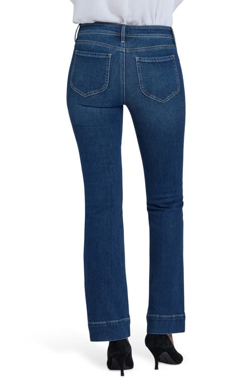 Nydj Barbara Patch Pockets Bootcut Jeans In Blue