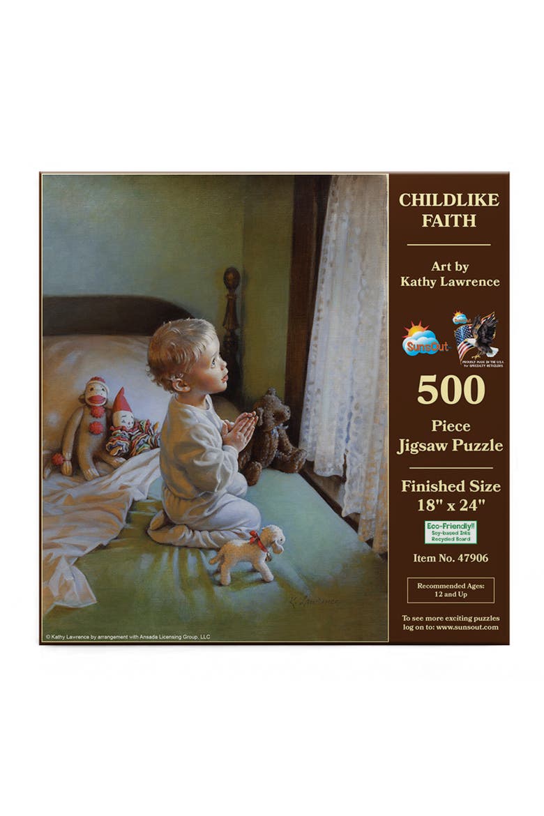 Childlike Faith 500 piece Jigsaw Puzzle for Adults, Alternate, color, Multicolor