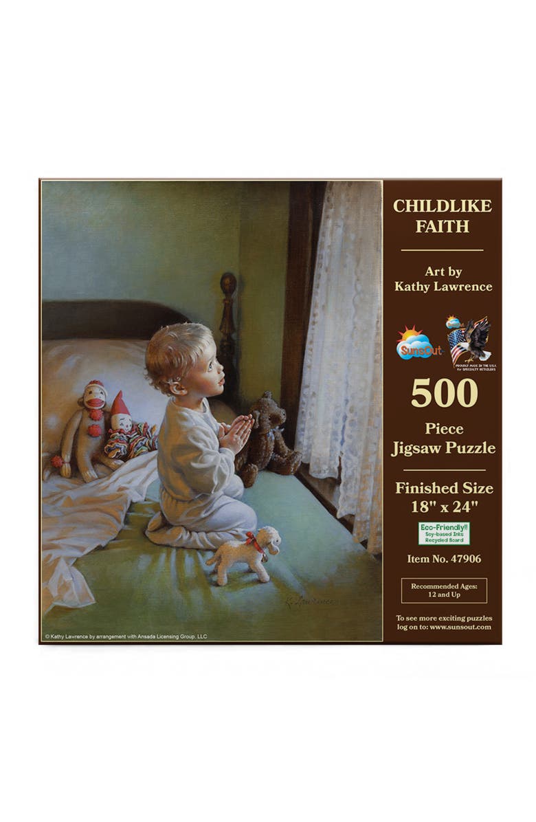 Sunsout Childlike Faith 500 piece Jigsaw Puzzle for Adults, Alternate, color, Multicolor