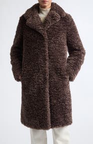 Herno Curly Faux Fur Coat