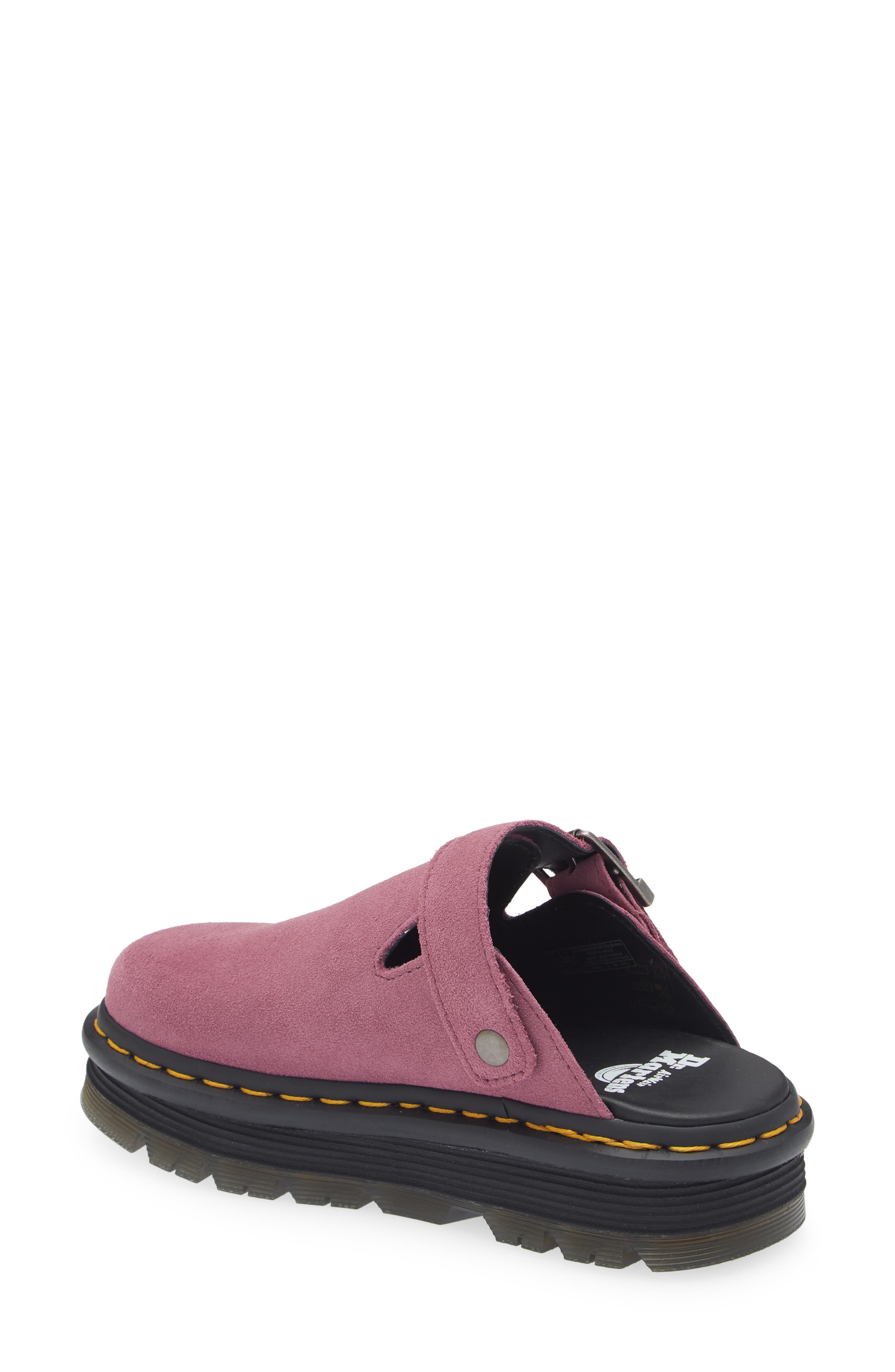 Zebzag Water Resistant Slingback Clog, Alternate, color, MAUVE SUEDE