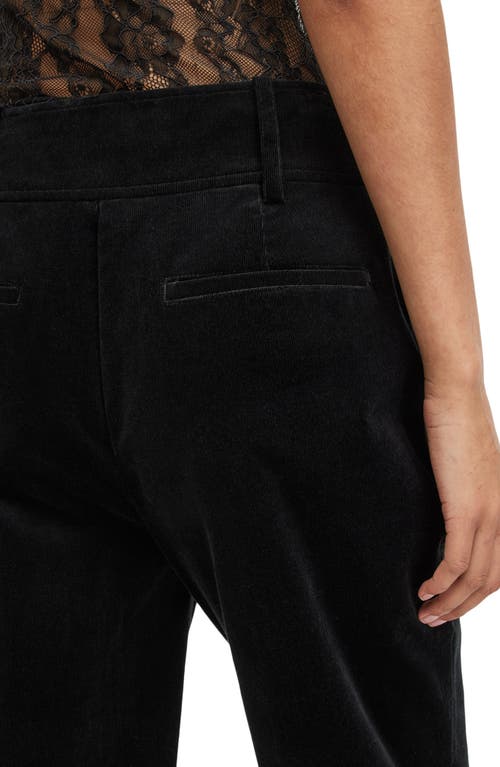 Allsaints Sevenh Corduroy Flare Pants In Black