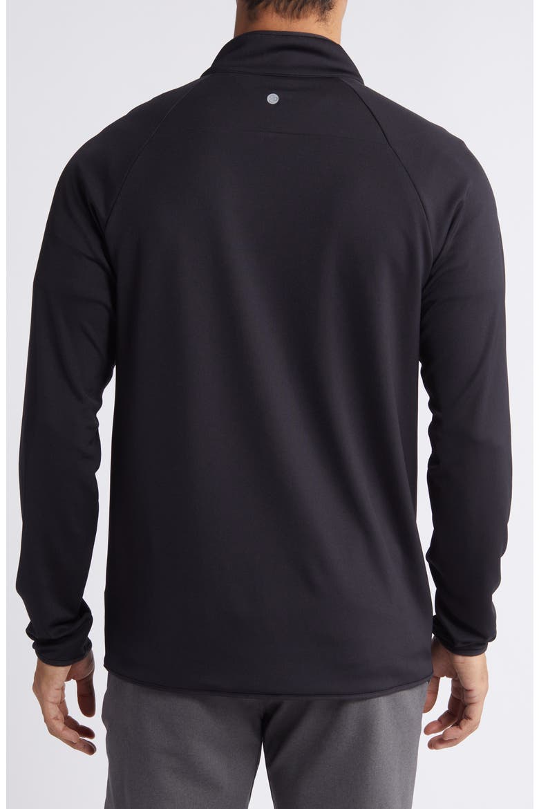 Swing Quarter Zip Golf Pullover, Alternate, color, BLACK
