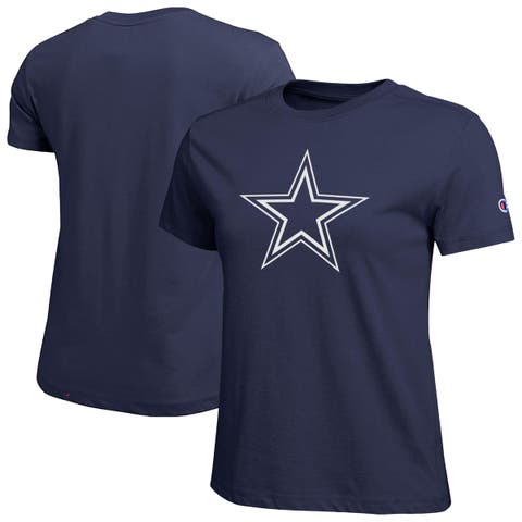 Women's Champion  Navy Dallas Cowboys Logo T-Shirt
