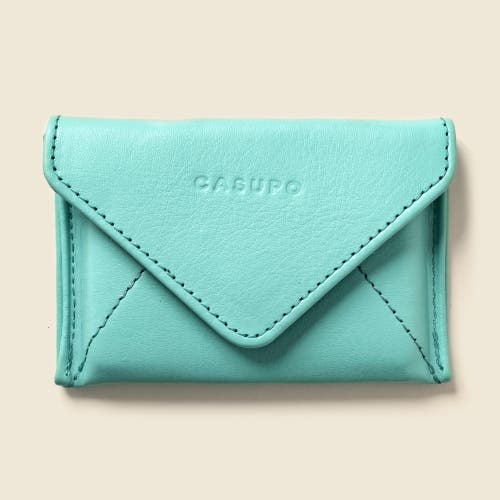 Casupo Mini Envelope Wallet With Rfid Protection In Blue