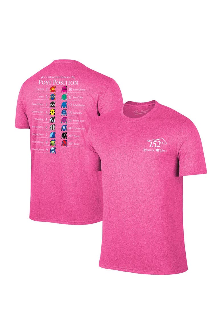 Men's Original Retro Brand Pink 152nd Kentucky Oaks Post-Position T-Shirt, Main, color, Pink