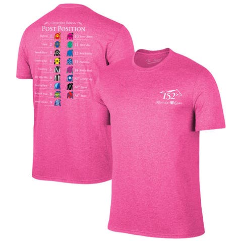 Men's Original Retro Brand Pink 152nd Kentucky Oaks Post-Position T-Shirt