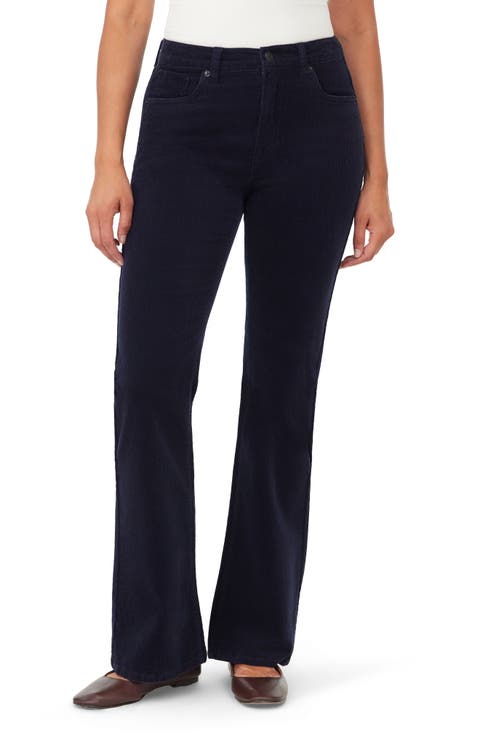 The Natalie High Waist Bootcut Corduroy Pants
