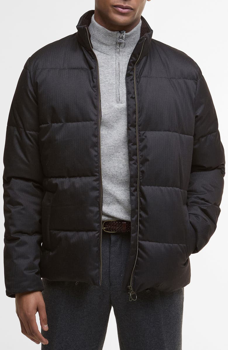 Barbour Northwood Puffer Jacket, Main, color, Dark Oak
